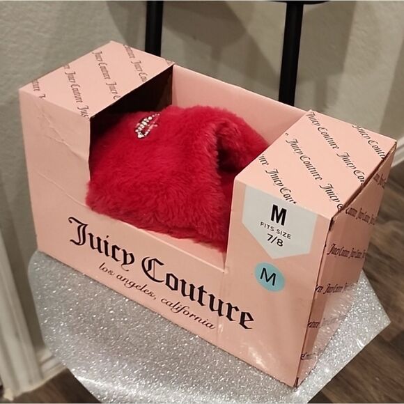 Juicy Couture Rhinestone Crown Logo Slippers - Picture 7 of 7